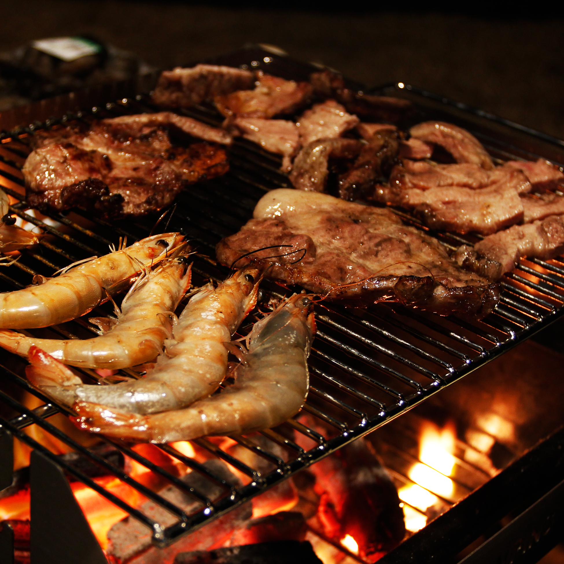 밥캠핑 밥그릴 높이조절 접이식 바베큐그릴 장작 숯불 화로대