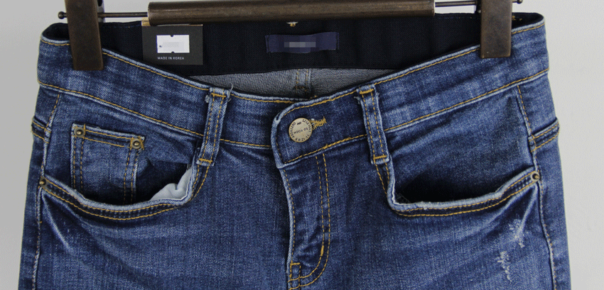 Women Jeans Pants Bending Color Boots Cut Big Size