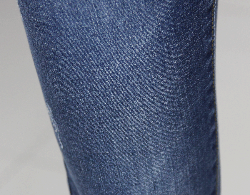 Women Jeans Pants Bending Color Boots Cut Big Size