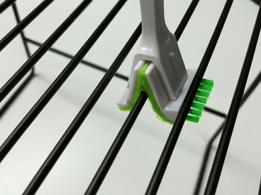 Scrubber Dish Washing japan Wire Mesh Brush 2Pset