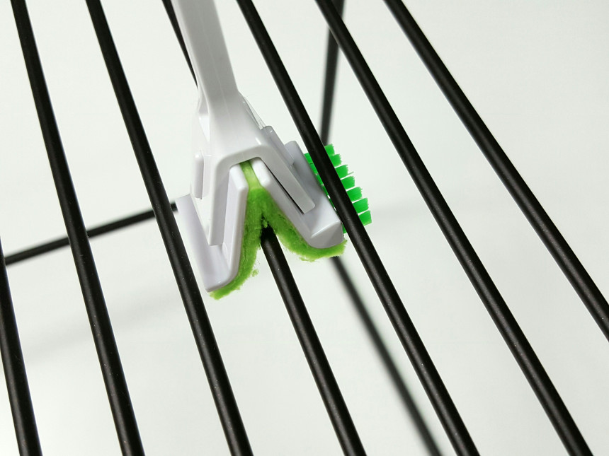 Scrubber Dish Washing japan Wire Mesh Brush 2Pset