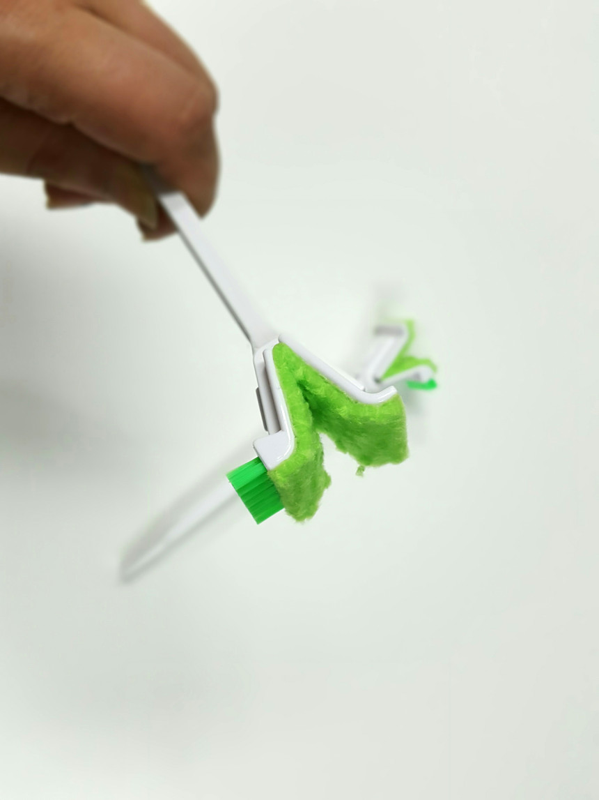 Scrubber Dish Washing japan Wire Mesh Brush 2Pset