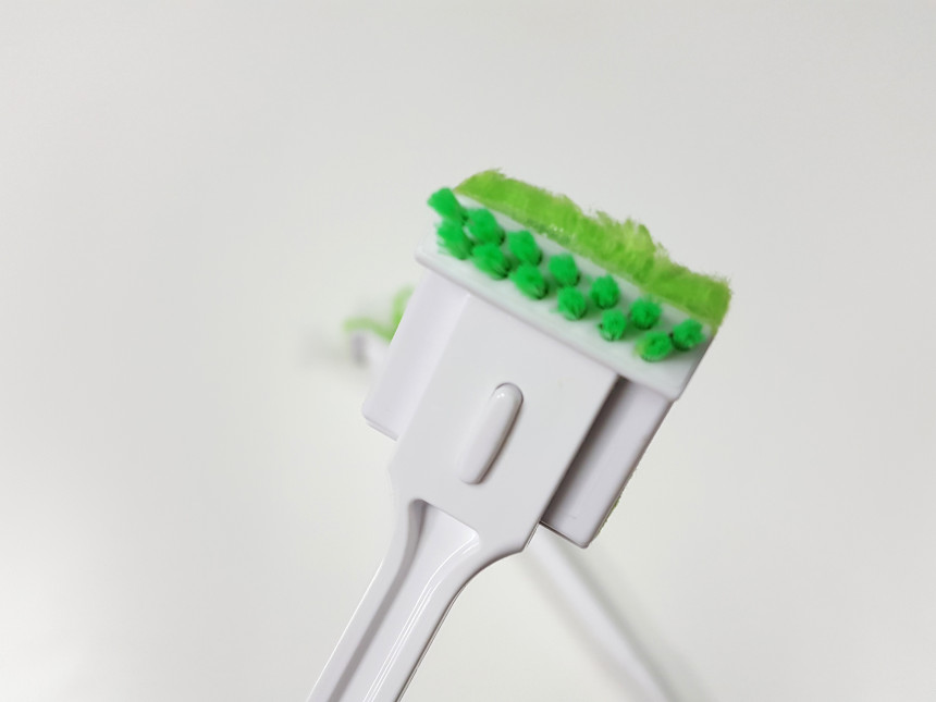 Scrubber Dish Washing japan Wire Mesh Brush 2Pset