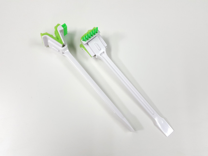 Scrubber Dish Washing japan Wire Mesh Brush 2Pset