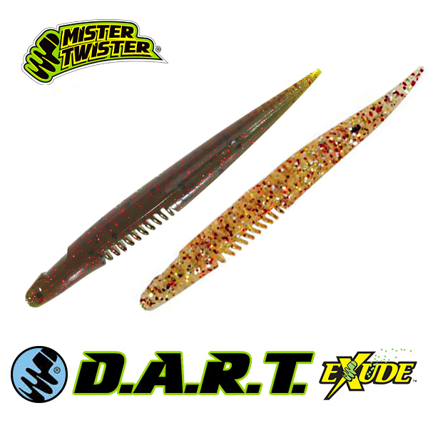 미스터 트위스터   DART  / 다트 / 4.2 / Mr Twister / 광어 다운샷 / 배스웜 / 노싱커웜 /  집어제효과 - 상품 이미지