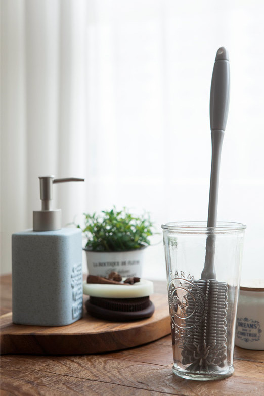 Scrubber Dish Washing Pastel Silicone Cleaning Bru