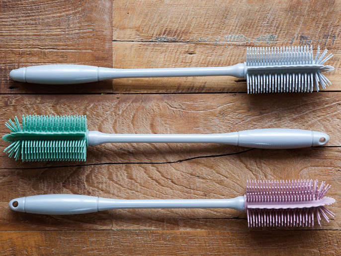 Scrubber Dish Washing Pastel Silicone Cleaning Bru