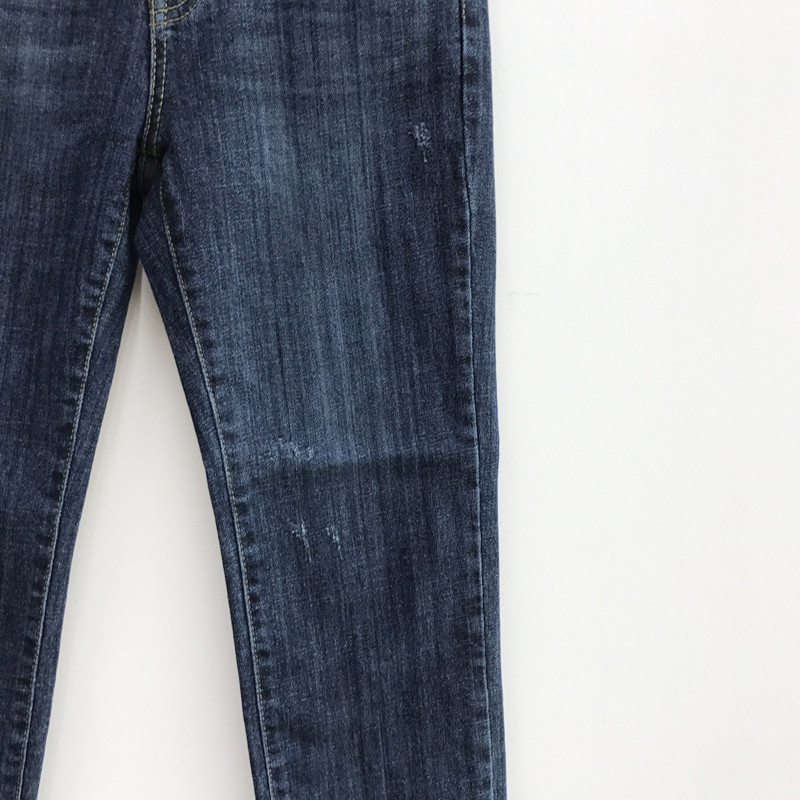 Korea Jeans Pants F Brush Spandex Denim DT17070401