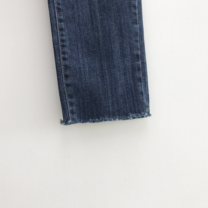 Korea Jeans Pants F Brush Spandex Denim DT17070401