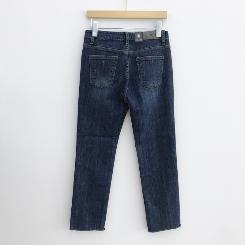 Korea Jeans Pants F Brush Spandex Denim DT17070401