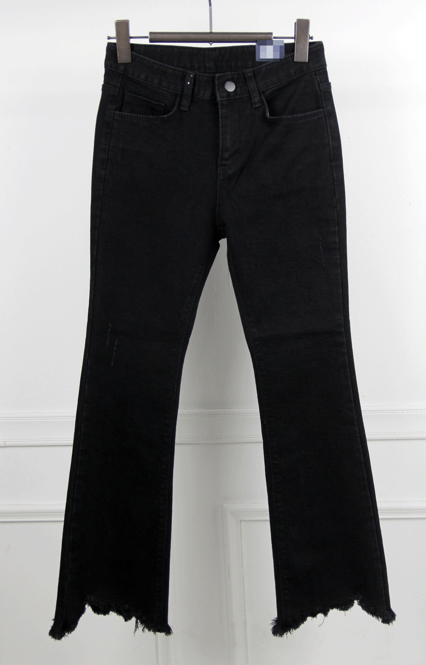 Women Jeans Pants Skirts Black Boots Cut Women Jea