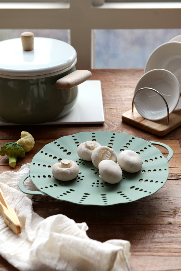 Pastel Silicone Steamer 3color Steam Stand Round S