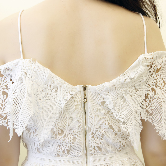 NEW FASHION LADY GIRL DRESS White lace summer dres