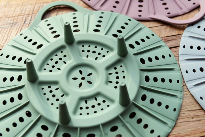 Pastel Silicone Steamer 3color Steam Stand Round S