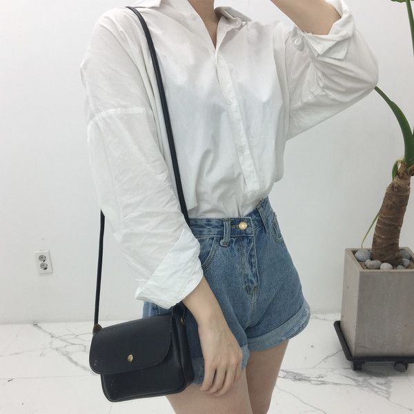 New Women Casual Travel Mini Cross Back Leather Ba