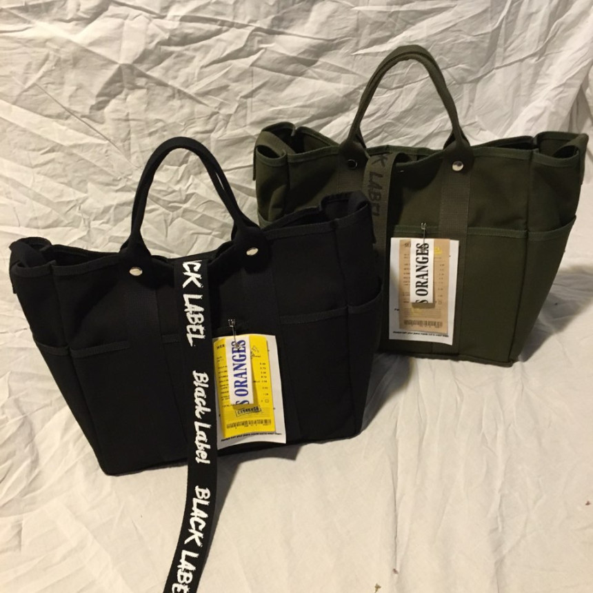New Women's Bags Black Label Canvas Tote 3color
