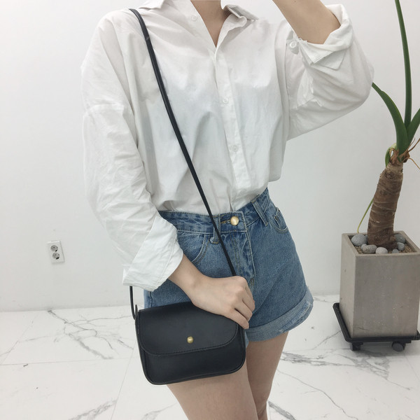 New Women Casual Travel Mini Cross Back Leather Ba