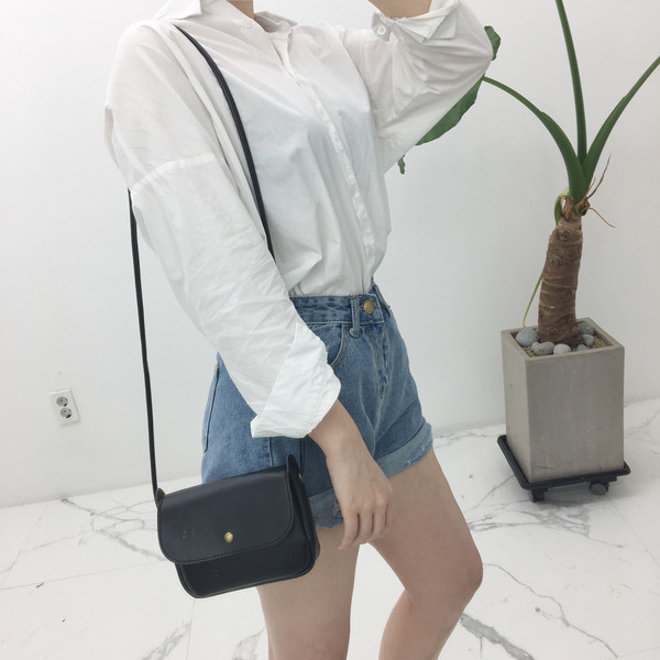 New Women Casual Travel Mini Cross Back Leather Ba