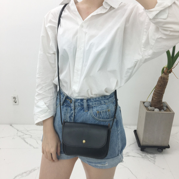 New Women Casual Travel Mini Cross Back Leather Ba