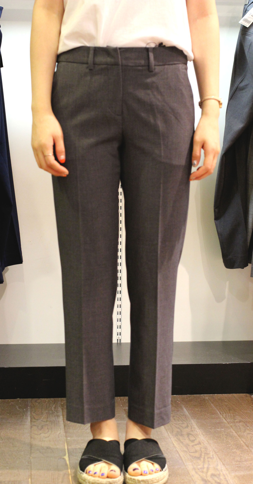 New Men's Pants Giordano Women Slim Slacks Back