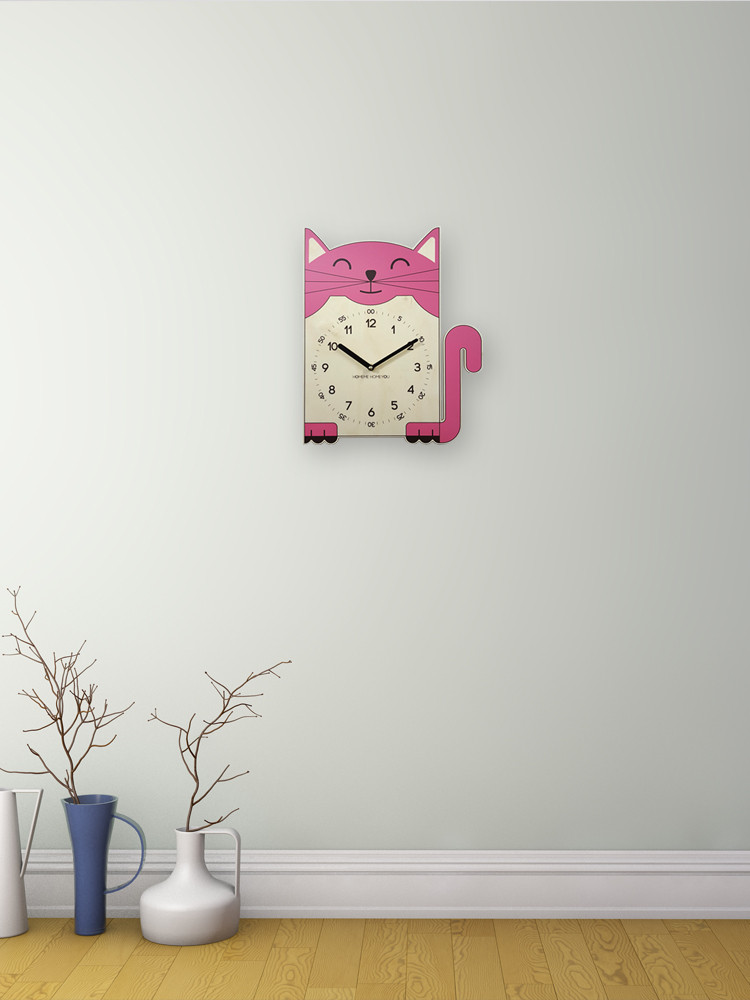 Cat Children's Wall Clocks umbrella 413917183 U