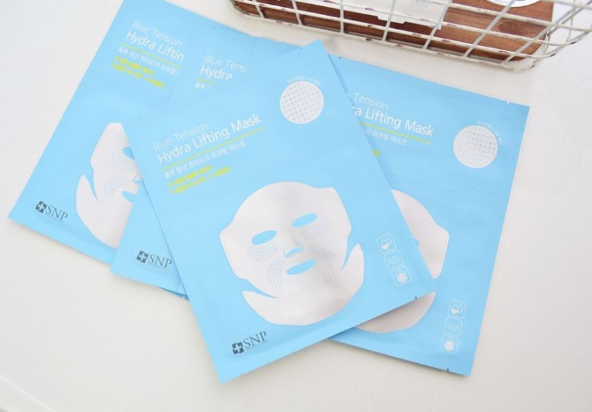NEW SKIN MASQUE SNP Facial Pim Tension Mask Pack 5