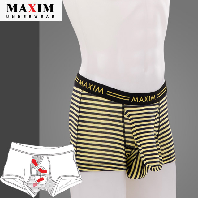 [맥심]리오셀스판 옐로우스트라이프 코끼리팬티