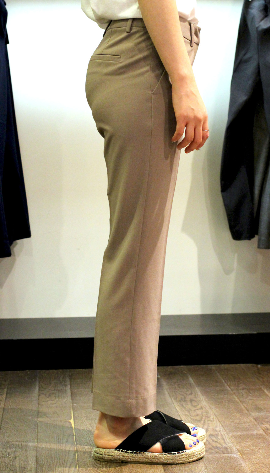 New Men's Pants Giordano Women Slim Slacks Back