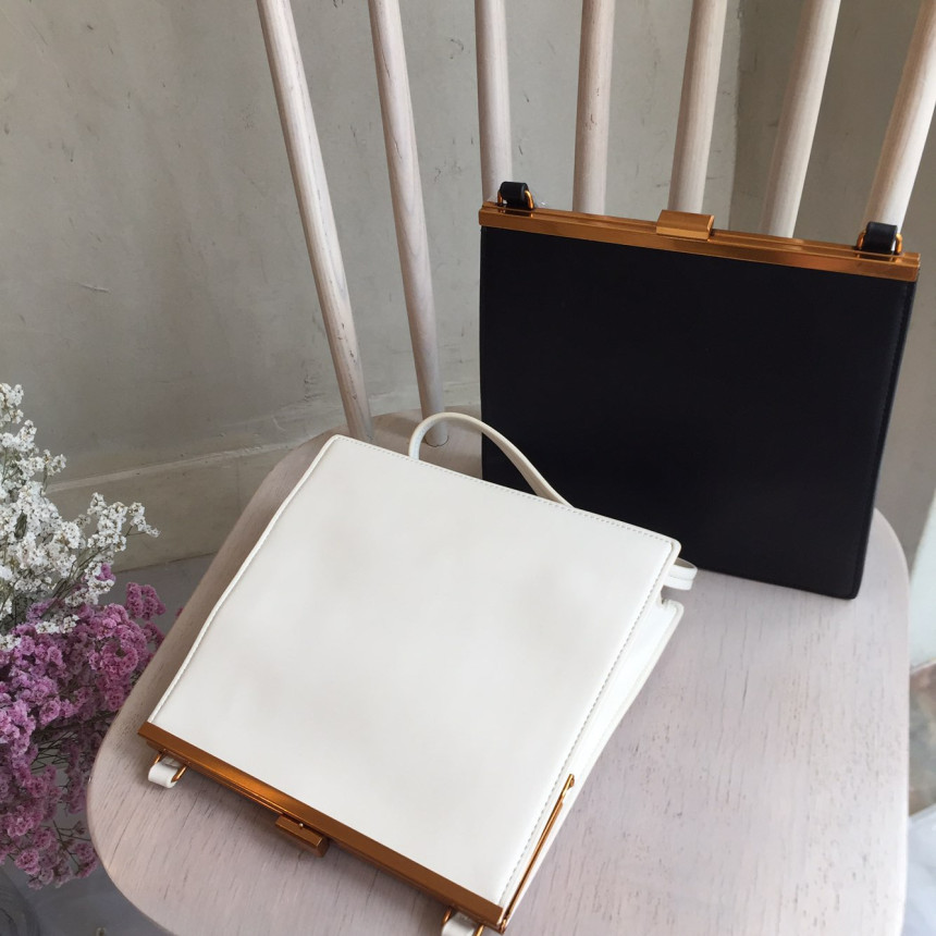 New Square gold mini bag 2color 30s female autumn 