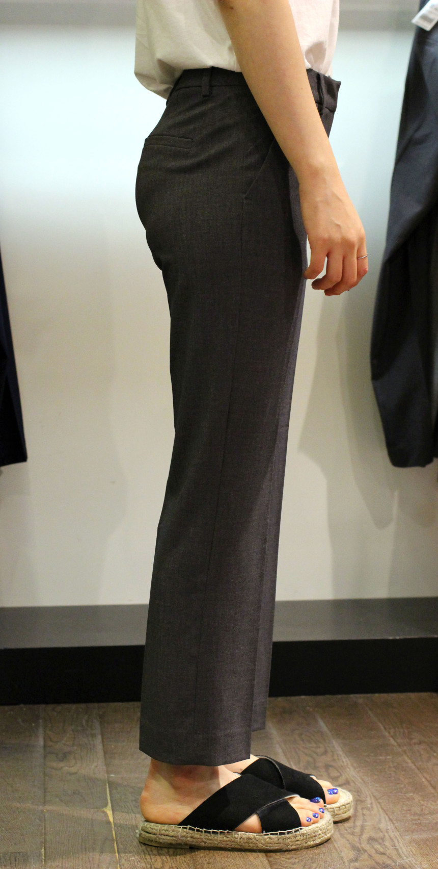 New Men's Pants Giordano Women Slim Slacks Back