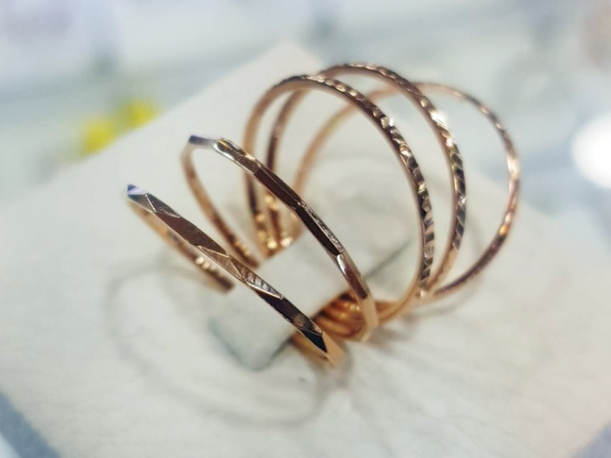 <b><p>14k Woman Layered Thad ring simple guide</p></b><b><p>14k 女性 重ね着 糸リング シンプル ガイド ガード ジュエリー ゴールデンシークレット</p></b><br /><br /><p align='center'>