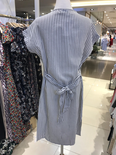 New Valley Girls Embroidered Striped Shirt Dress 2