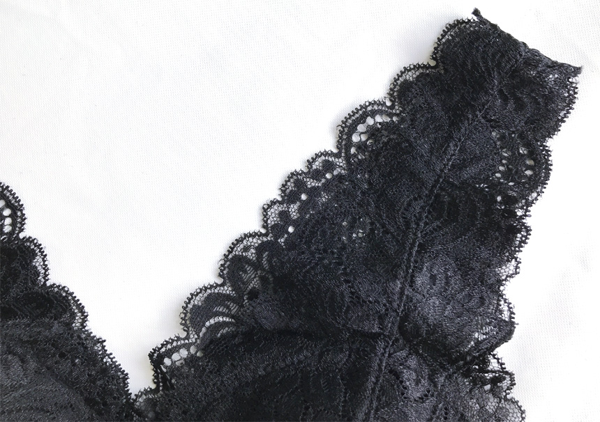 Pure brunette noyer lace seamless seamless sewing