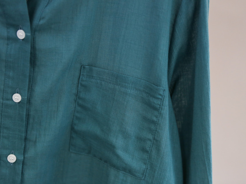 NEW FASHION LADY GIRL Blouse Henley Neck Basic