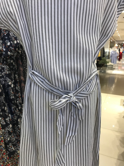 New Valley Girls Embroidered Striped Shirt Dress 2