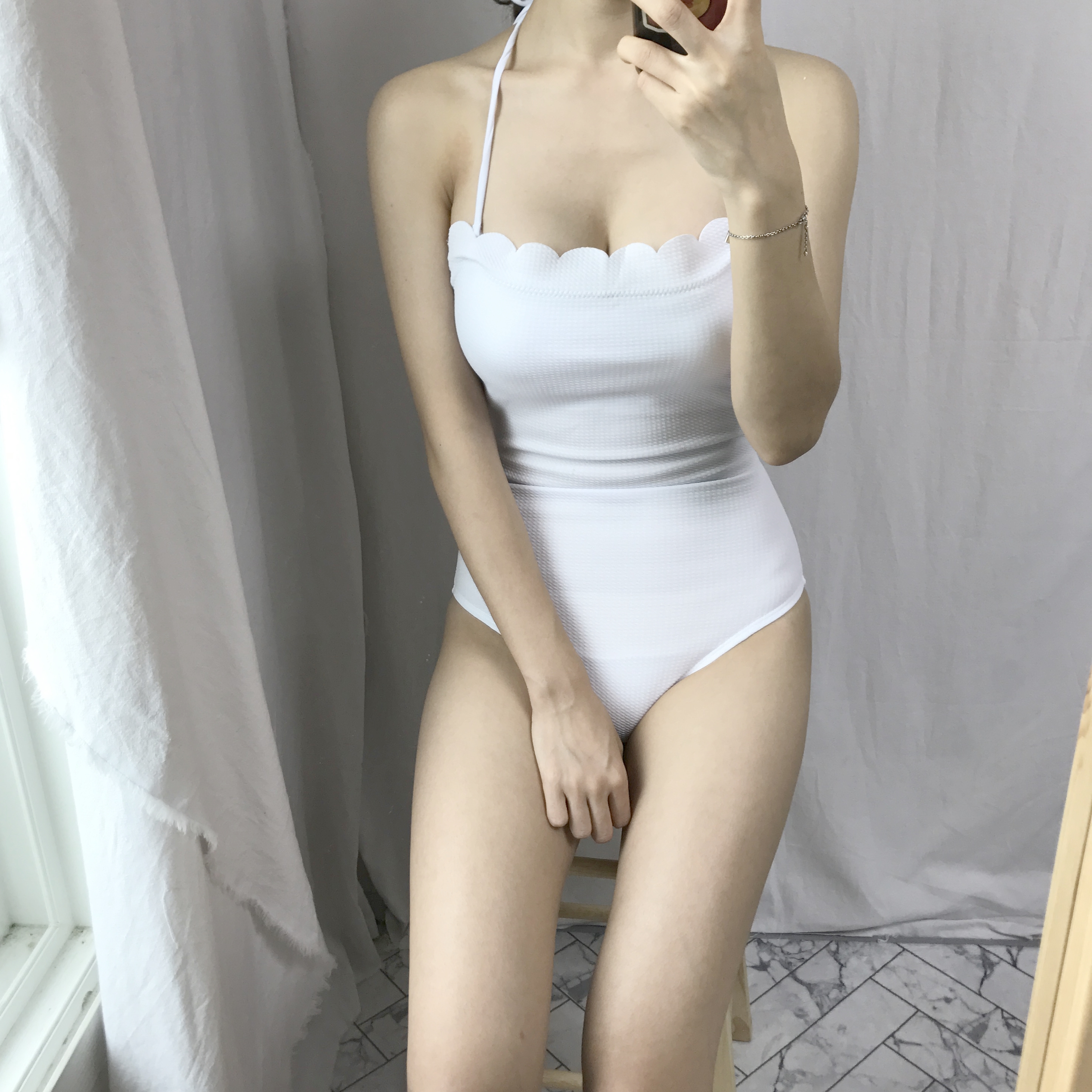 <b><p>Same day shipping cute wave Monoki 2color</p></b><b><p>即日発送 かわいい 波 モノキニ 2色 ブラック 黒以外の ホワイト、非 輸入非</p></b><br /><br /><p align='center'>