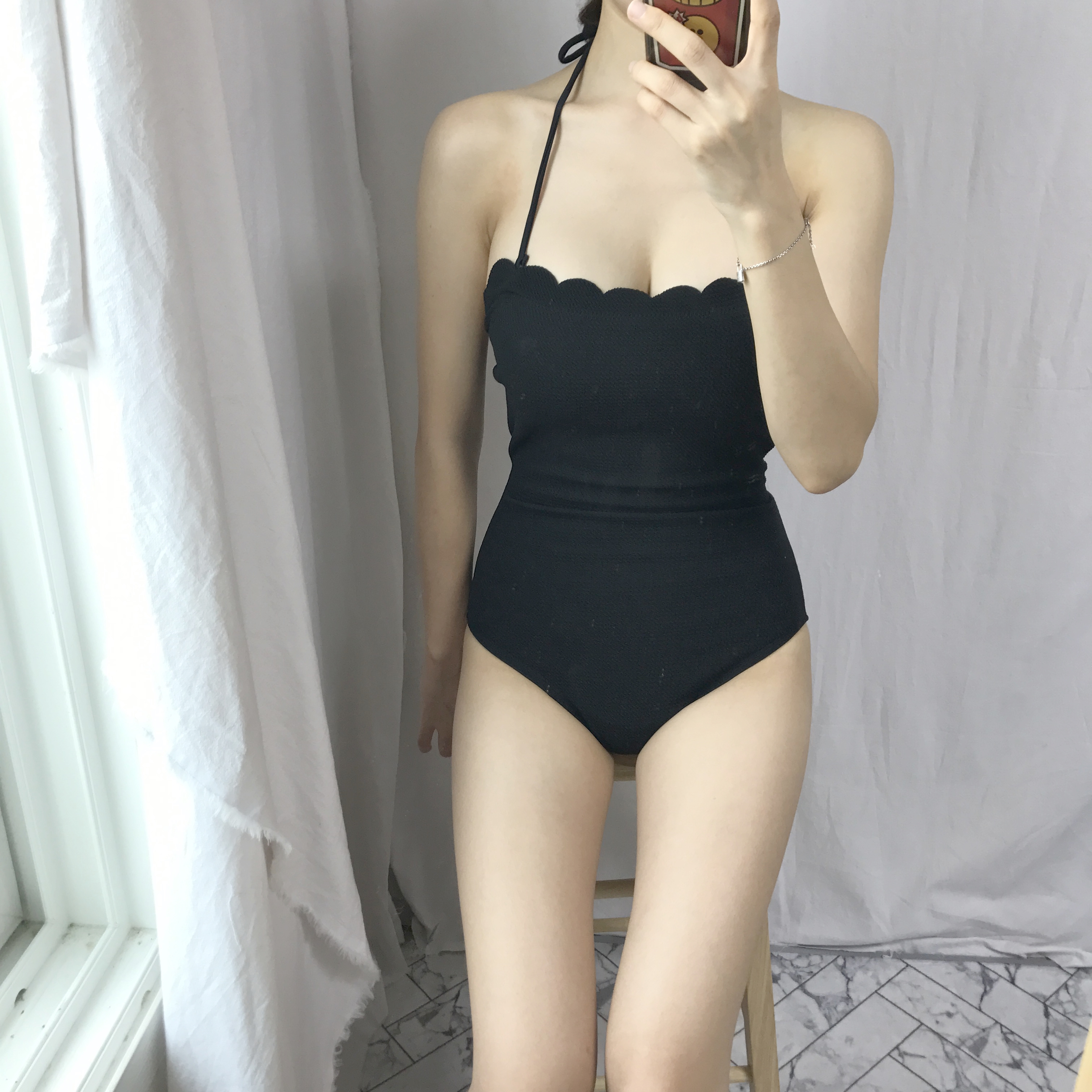 <b><p>Same day shipping cute wave Monoki 2color</p></b><b><p>即日発送 かわいい 波 モノキニ 2色 ブラック 黒以外の ホワイト、非 輸入非</p></b><br /><br /><p align='center'>