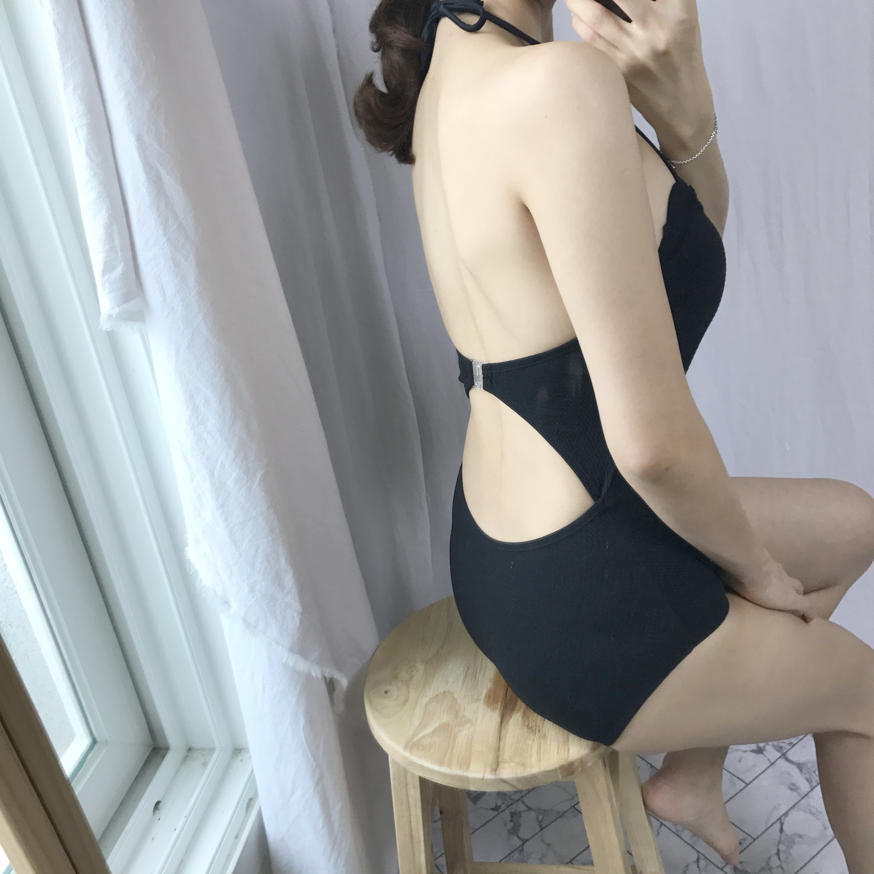 <b><p>Same day shipping cute wave Monoki 2color</p></b><b><p>即日発送 かわいい 波 モノキニ 2色 ブラック 黒以外の ホワイト、非 輸入非</p></b><br /><br /><p align='center'>
