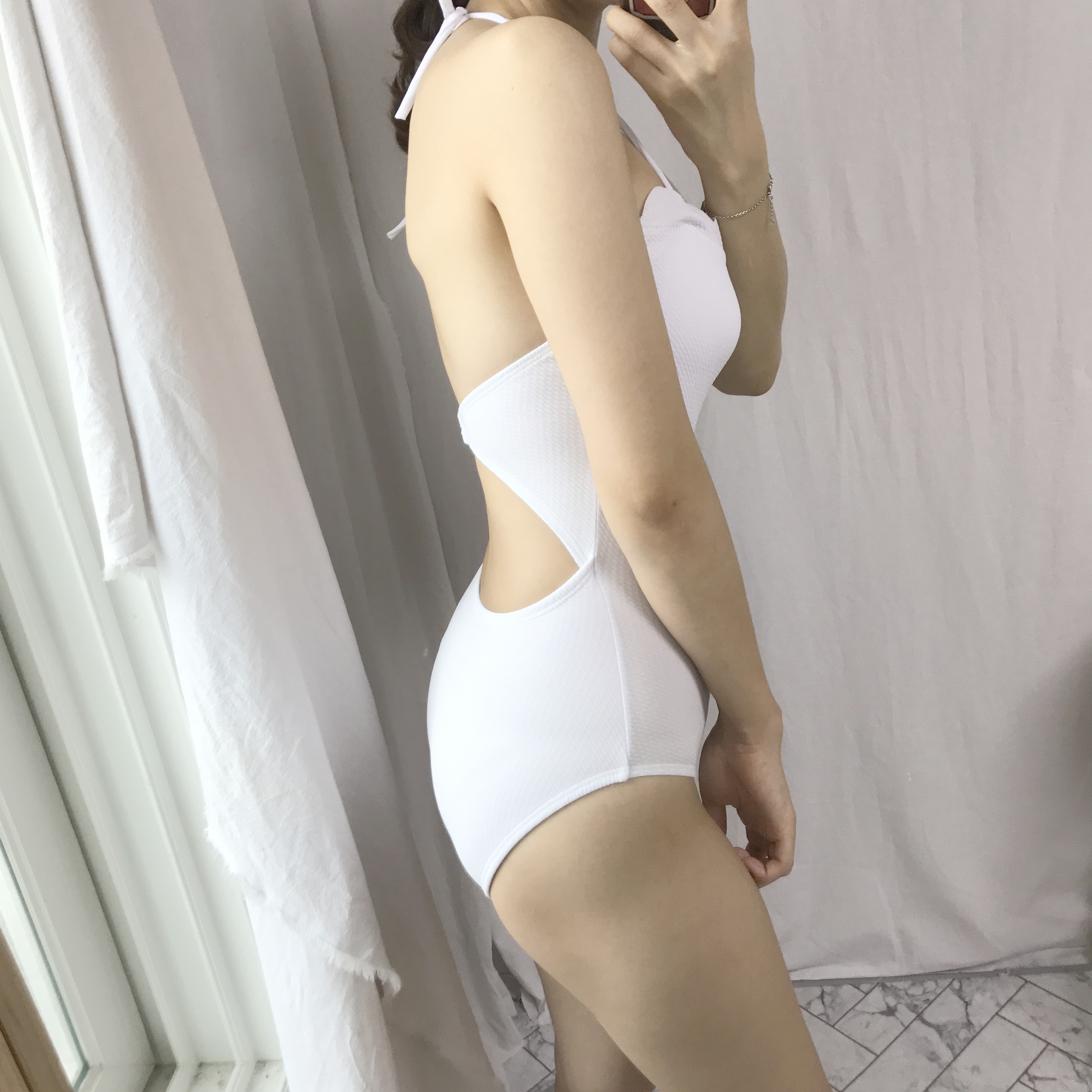 <b><p>Same day shipping cute wave Monoki 2color</p></b><b><p>即日発送 かわいい 波 モノキニ 2色 ブラック 黒以外の ホワイト、非 輸入非</p></b><br /><br /><p align='center'>