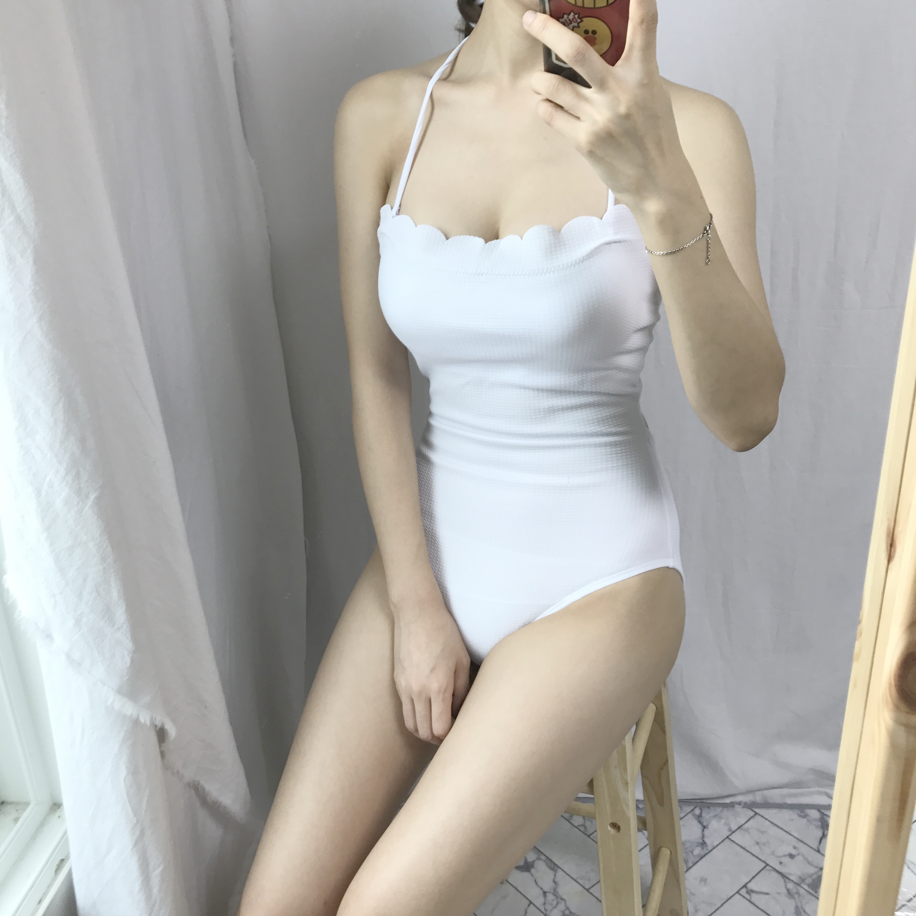 <b><p>Same day shipping cute wave Monoki 2color</p></b><b><p>即日発送 かわいい 波 モノキニ 2色 ブラック 黒以外の ホワイト、非 輸入非</p></b><br /><br /><p align='center'>
