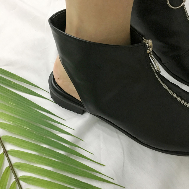 NEW WOMEN WALLKER BOOTS Open Toe Ankle Walker Toe 