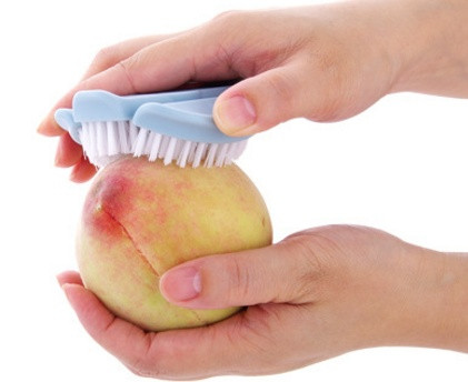 Scrubber Dish Washing Sole Fruit Washing Brush Eas