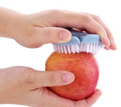 Scrubber Dish Washing Sole Fruit Washing Brush Eas