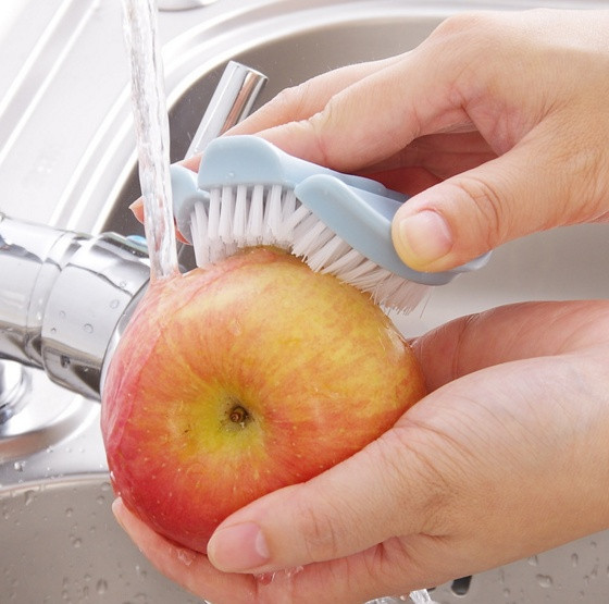 Scrubber Dish Washing Sole Fruit Washing Brush Eas
