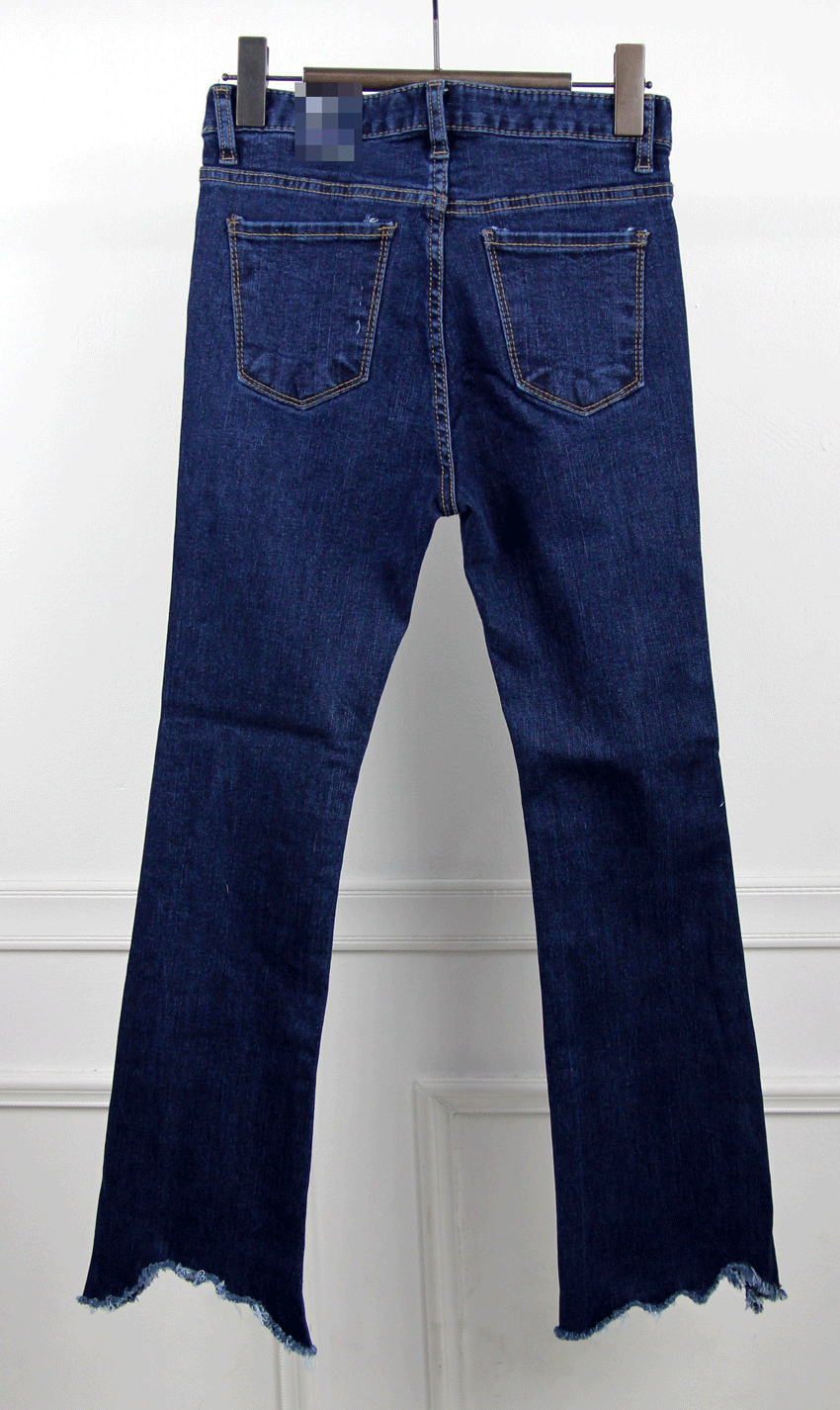 Women Jeans Pants JINCHEN span boots cut jeans hig