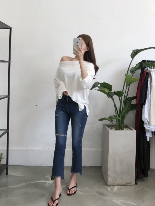 Women Jeans Pants Semi-Day Boots Cut 3301 Jeans Da