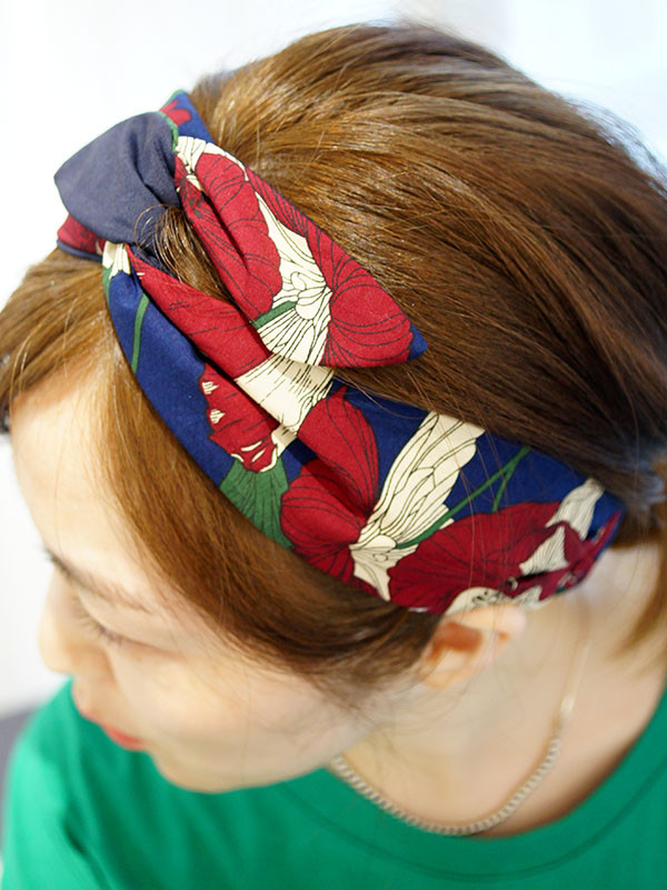 New Middle Band Vintage Flower Wire Hair Retro Sty