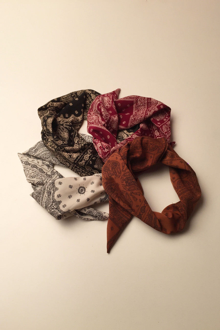 New Atom Wire Paisley Bandana Unique Styling Lovel