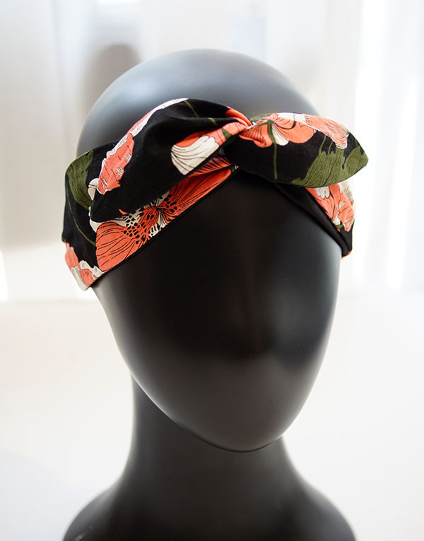 New Middle Band Vintage Flower Wire Hair Retro Sty