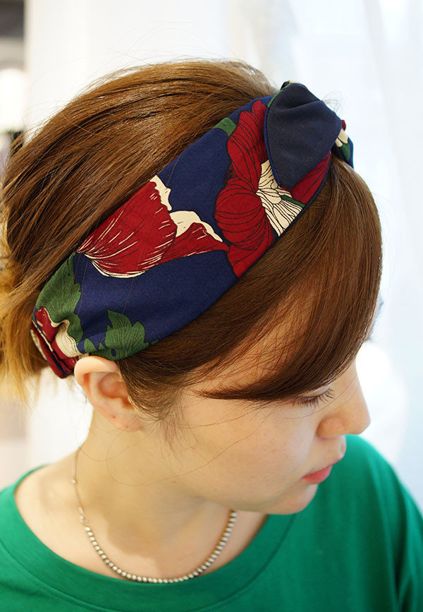 New Middle Band Vintage Flower Wire Hair Retro Sty